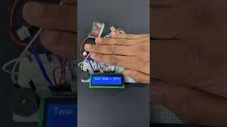 MLX90614 Contactless temperature sensor with Arduino shorts [upl. by Kind566]