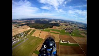 Gyrocopter  Platzrunden in AalenElchingen [upl. by Attiuqehs]