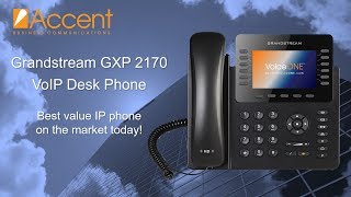 Grandstream GXP2170 Review  Best Value IP Phone Today [upl. by Aihcila]