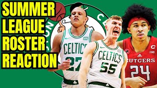 Boston Celtics Summer League roster breakdown  reaction and players to watch [upl. by Anirehtac]