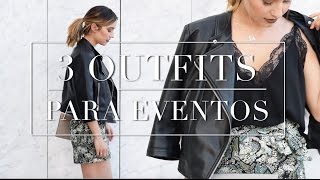 3 OUTFITS PARA EVENTOS  JustCoco [upl. by Barnebas584]