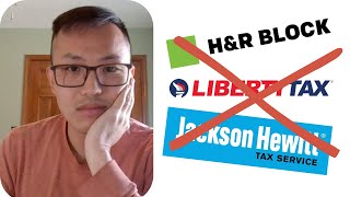 Do Not Go To HampR Block Liberty Tax or Jackson Hewitt Until You Watch This Video [upl. by Ahsyia]