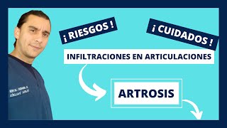 𝗥𝗜𝗘𝗦𝗚𝗢𝗦 de las infiltraciones articulares 💉 e 𝗜𝗡𝗗𝗜𝗖𝗔𝗖𝗜𝗢𝗡𝗘𝗦 para evitarlos [upl. by Leavy]