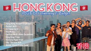 HONG KONG 4D3N DIY Travel Itinerary  Expense Breakdown [upl. by Coretta948]