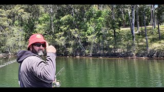 Narooma Fishing Adventure Day 2  Wagonga inlet What damage [upl. by Oigroig994]