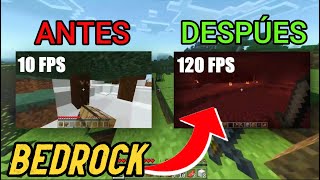 👉Cómo quitar el lag en MINECRAFT BEDROCK 2022  Subir los Fps al 100 MINECRAFT PE en PC ⛏ [upl. by Ericha]