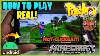 NEW HOW TO PLAY PIXELMON ON ANDROID IN 2024  WITH GAMEPLAY Pixelmon 91 [upl. by Robinet]