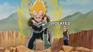 DBZ Abridged  18 breaks Vegetas arm [upl. by Idnyc]