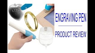 Engraving Pen  Product Review [upl. by Hannavas]