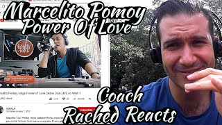 Vocal Coach Reaction amp Analysis  Marcelito Pomoy  Power Of Love [upl. by Alisun]