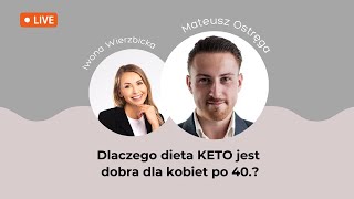 Dlaczego dieta keto jest dobra dla kobiet po 40  Iwona Wierzbicka LIVE [upl. by Oliy835]