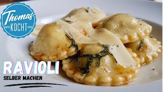 RAVIOLI XXL fatti in casa RICOTTA E SPINACI pasta fresca all’uovo ITALIAN FOOD 🍲 [upl. by Samuele]