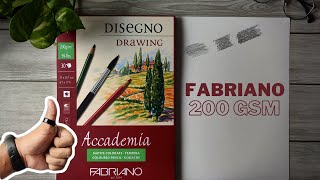 Fabriano Academia 200 GSM Paper Vs Brustro 200 GSM [upl. by Belanger]