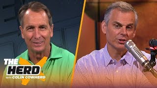 Cris Collinsworth disagrees with Colin on Baker talks Hard Knocks Packers Brady  NFL  THE HERD [upl. by Enerehs]