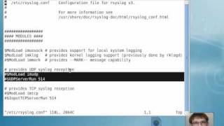 Simple forwarding with rsyslog video tutorial [upl. by Ormand]