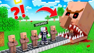 We Found Eating Head Villager In Our Minecraft World [upl. by Paff]