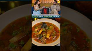 NTR sir made Paya soup for me muttonpaya devara shortsfeedkapilsharmashow [upl. by Rubenstein]