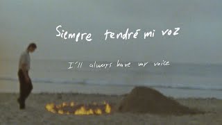 Danny Schiller  Siempre Tendré Mi Voz Lyric Video [upl. by Mahau]