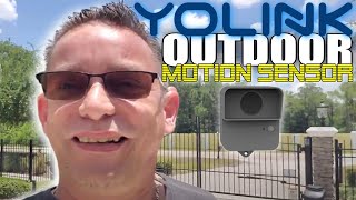 YOLINK OutdoorWeatherproof MOTION SENSOR  YOLINK with ALEXA ROUTINES [upl. by Albers]