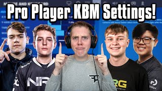 Testing Out PRO Fortnite KBM Players Settings Clix Bugha Mongraal [upl. by Yeldua844]