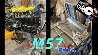 M57 Powerd Patrol Build  Part 4  The Engine BMW M57 to GU Patrol Conversion [upl. by Stonwin]