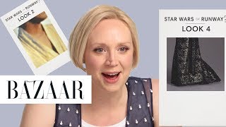 Gwendoline Christie Tests Her Knowledge of The Last Jedi vs the Runway  Harpers BAZAAR [upl. by Aderfla]