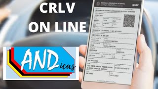 CRLV Online  como tirar o licenciamento do seu carro pela internet tutorial [upl. by Cassondra861]