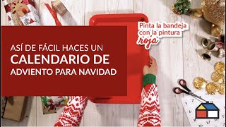 Cómo hacer un calendario adviento en Navidad [upl. by Eradis]