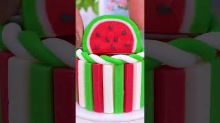 Yummy Delicious Miniature Watermelon Cake 🍰 🍉 Making In Cutest Mini Kitchen Yumupminiature [upl. by Waly]