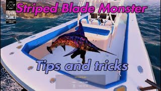 Striped Blade monster Marlin  Fishing planet how to catch [upl. by Aihseken726]