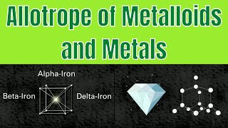 Allotrope of Metalloids and Metals Chemistry [upl. by Esineg]