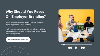 Why Should You Focus On Your Employer Branding [upl. by Enajyram]