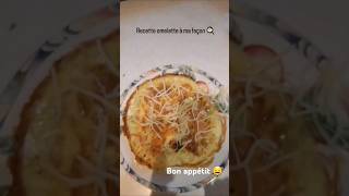 Recette omelette à ma façon 🍳 recette omellette cuisine ideas [upl. by Alleb]