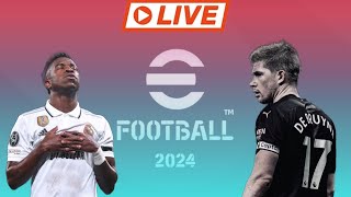 Ao Vivo EFOOTBALL 2024 Conta segundaria PlayStation [upl. by Noryak]