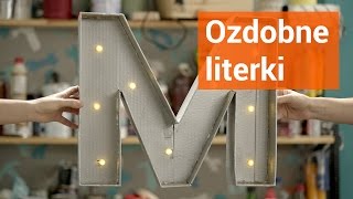 Jak zrobić ozdobne literki [upl. by Kapor]