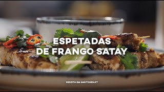 Espetadas de Frango Satay  COMTRADIÇÃO pelo Mundo [upl. by Nirrol]