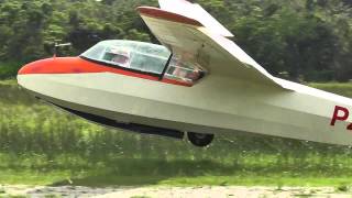 Fancy and ground effect landings in a glider [upl. by Solokin844]