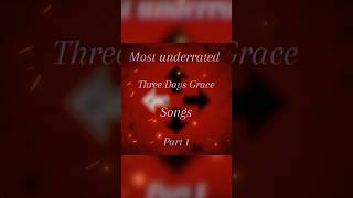 Most underrated Three Days Grace songs Part 1 ThreeDaysGrace threedaysgrace Music [upl. by Asoral]