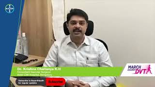 What are the symptoms of DVT Dr Krishna Chaitanya [upl. by Itram919]