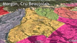 Beaujolais Crus tour with Google Earth [upl. by Jala307]