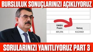 Bursluluk Sınav Sonuçlarınızı Açıklıyoruz PART3 [upl. by Akieluz]