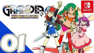 Grandia 1 HD Remaster Switch  Gameplay Walkthrough Part 1 Prologue  No Commentary [upl. by Tingley]