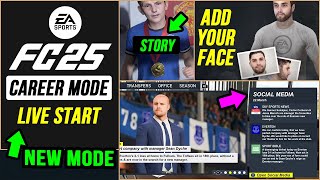 EA FC 25 CAREER MODE GAMEPLAY amp NEW CONFIRMED FEATURES ✅ [upl. by Zetra]