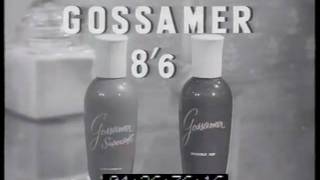 Gossamer hair spray 1961 TV commercial [upl. by Joni]