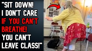 Teacher Ignores Kid Who Cant BREATHE From Allergic Reaction Gets PUKED On  rEntitledPeople [upl. by Celik]