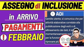 ASSEGNO DI INCLUSIONE FEBBRAIO 2024 ⚠️ NOVITà LAVORAZIONI RICARICA PAGAMENTI ESITI INPS ISEE IMPORTI [upl. by Meihar]