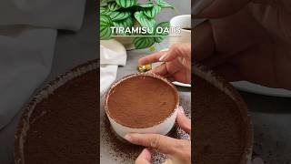 Tiramisu overnight oats  Healthyeasy meal prep breakfast overnightoats easyrecipe oatmeal [upl. by Intisar]