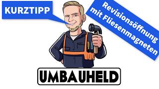 Magnet Revisionsklappe einbauen Kurztipp [upl. by Anilahs]