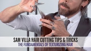 Learn the Fundamentals of Texturizing Hair [upl. by Einnol]