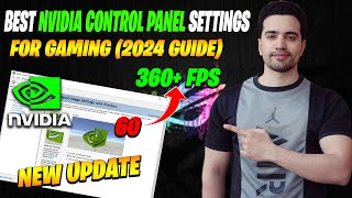 Best NVIDIA Control Panel Settings for Gaming 2024 GUIDE [upl. by Reece100]